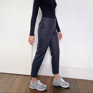 Aritzia Babaton Conan Wool Ankle Pant in grey